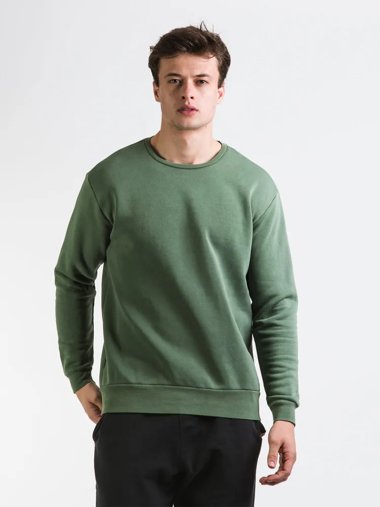 LIRA PIGMENT DYE FLEECE CREW