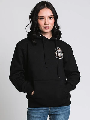 LAST CALL CUP OF TEA GRAPHIC PULLOVER HOODIE - CLEARANCE