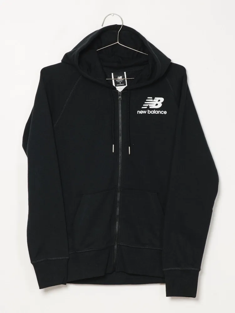 NEW BALANCE ESSENTIALSE FULL ZIP HOODIE - CLEARANCE