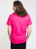 MENS SB EMBROIDERED SHORT SLEEVE LOGO T - WATERMELON CLEARANCE