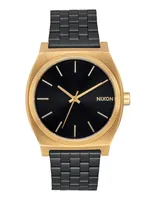 MENS TIME TELLER - GOLD/BLACK SUN WATCH - CLEARANCE