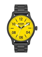 NIXON PATROL - ALL BLACK/YELLOW - CLEARANCE