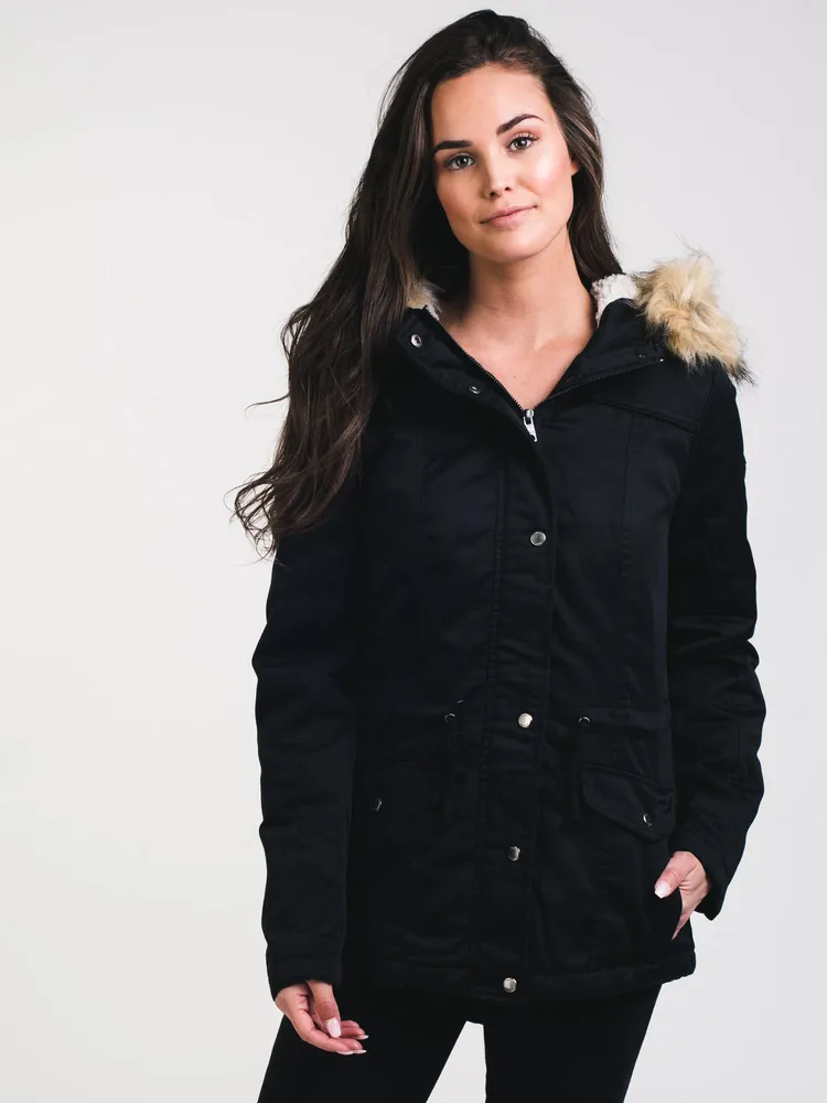 WOMENS KATE PARKA - BLACK CLEARANCE