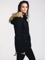 WOMENS KATE PARKA - BLACK CLEARANCE