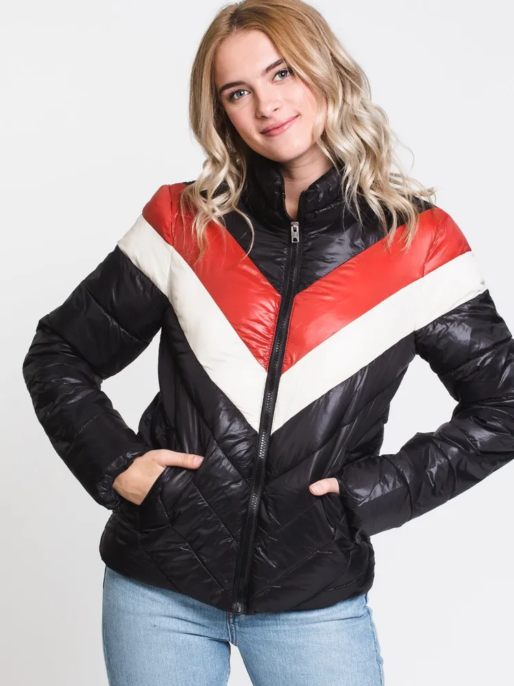 WOMENS LUCA PADDED JACKET - BLACK CLEARANCE