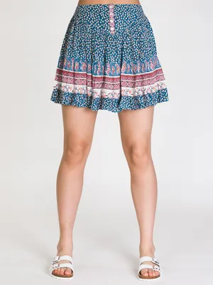 PATRONS OF PEACE RUFFLE SKIRT - CLEARANCE