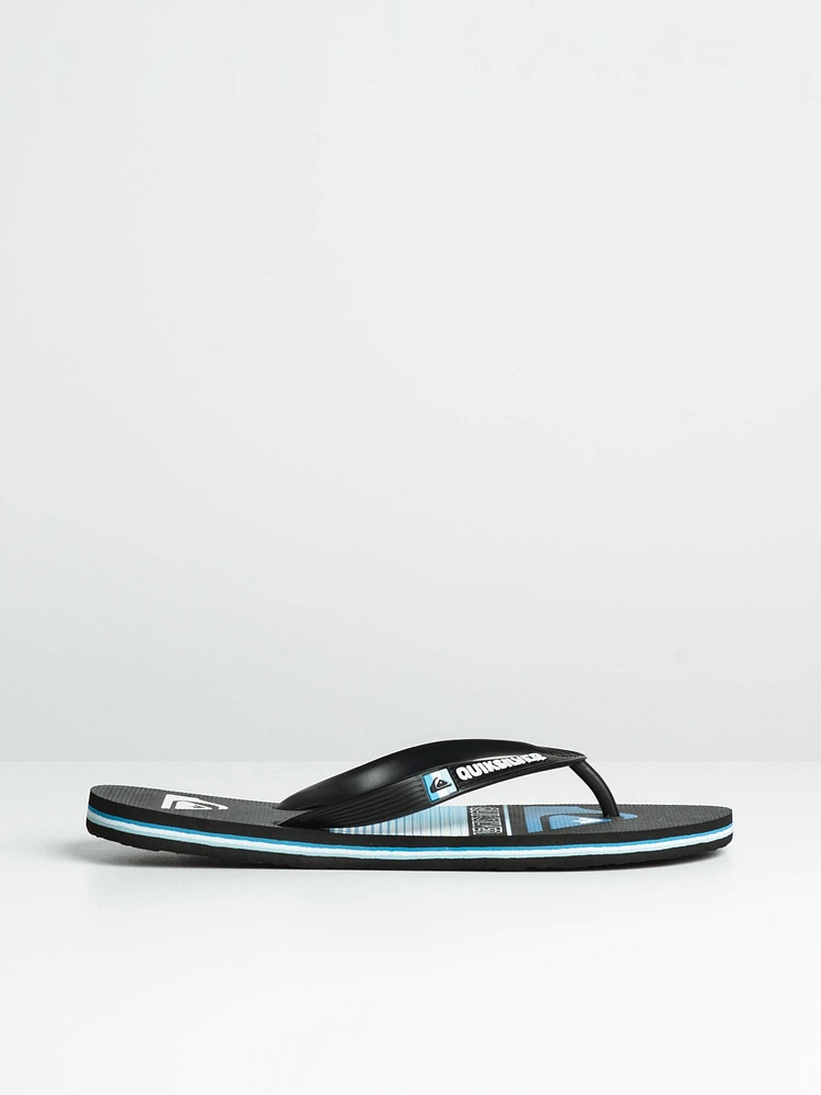 MENS MOLOKAI SLAB - BLACK/BLUE CLEARANCE