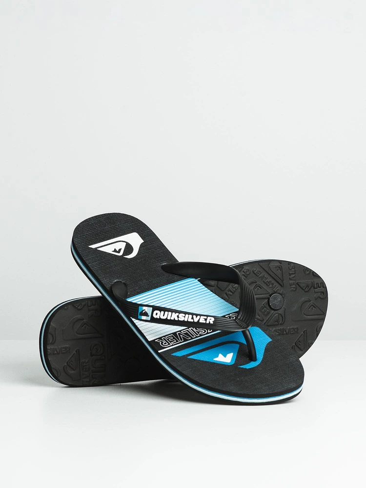 MENS MOLOKAI SLAB - BLACK/BLUE CLEARANCE