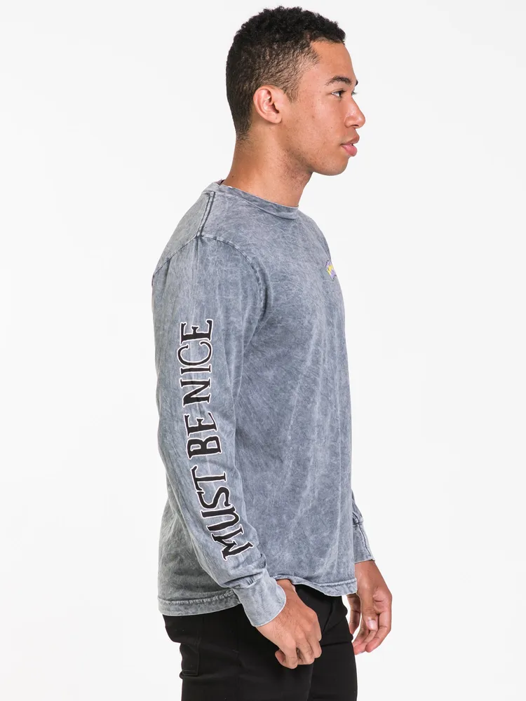 RIP N DIP TOPANGA BANDIT MNRL WASH LONG SLEEVE TEE - CLEARANCE