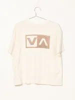 RVCA VA BOX SHORT SLEEVE TEE - CLEARANCE