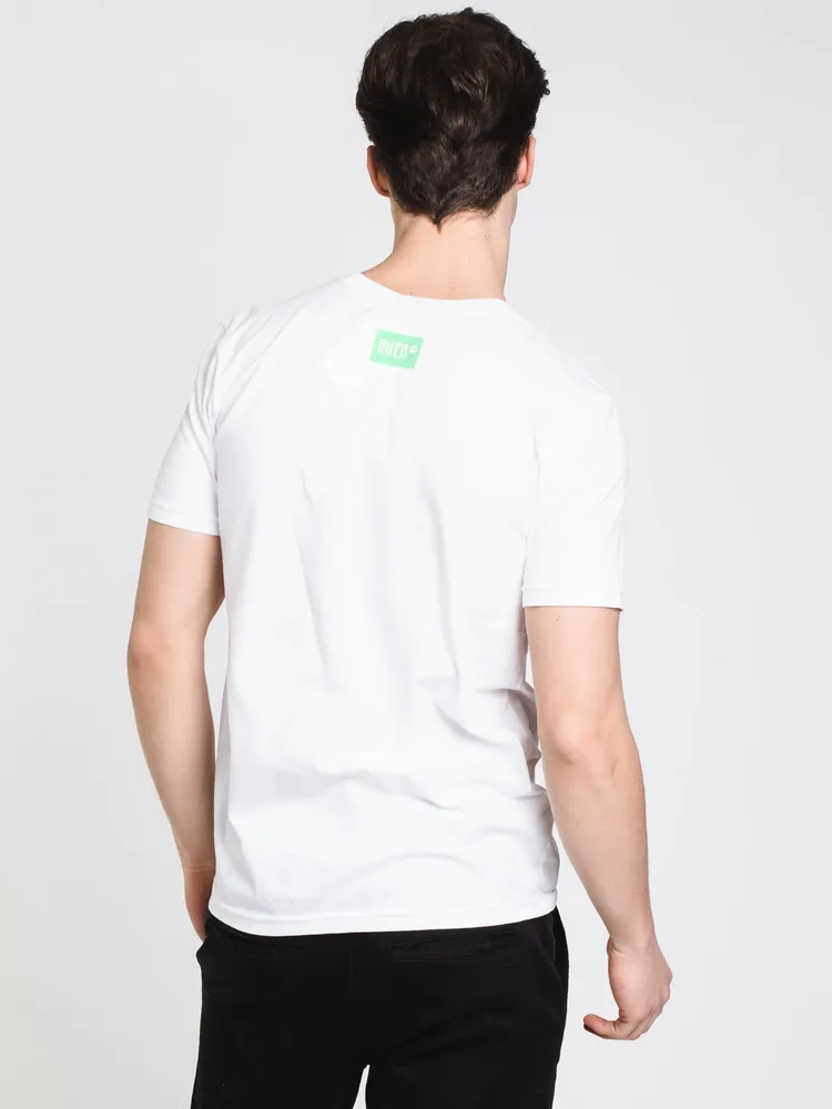 MENS LO-FI SHORT SLEEVE T-SHIRT- WHITE - CLEARANCE