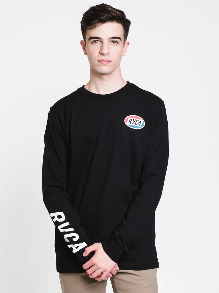 MENS CORTEX LONG SLEEVE T-SHIRT - BLACK CLEARANCE