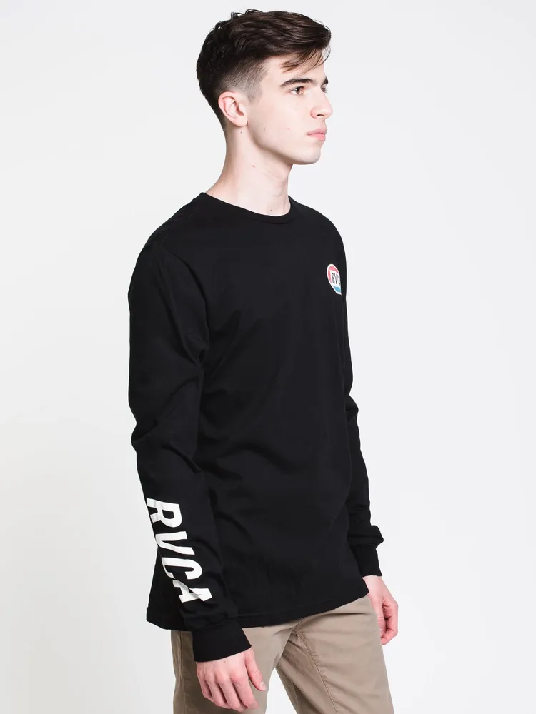 MENS CORTEX LONG SLEEVE T-SHIRT - BLACK CLEARANCE