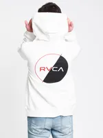 MENS LOGO PACK PULLOVER HOODIE - WHITE CLEARANCE