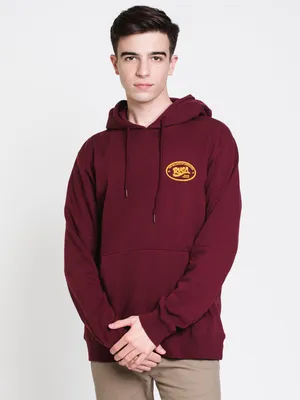 MENS LEAGUE PULLOVER HOODIE - TAWNY PORT CLEARANCE