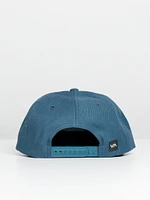 RVCA COMMONWEALTH SNAPBACK HAT - SLATE - CLEARANCE