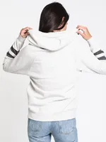 WOMENS VA BAR PULLOVER HOODIE - LT GREY CLEARANCE