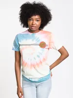 WOMENS CLASSIC DOT SHORT SLEEVE T-SHIRT - PASTEL CLEARANCE