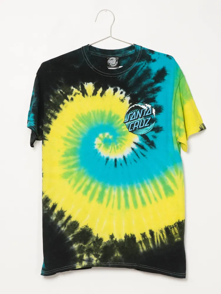 MENS WAVE DOT SHORT SLEEVE T-SHIRT - TROPICAL BRZ CLEARANCE