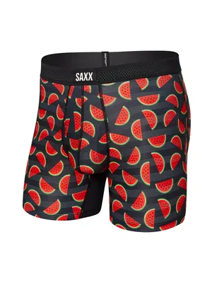 SAXX HOT SHOT BOXER BRIEF - SUMMER FAVE WATERMELONS CLEARANCE