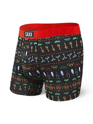 SAXX UNDERCOVER BOXER BRIEF - BLACK MARGARITA CLEARANCE