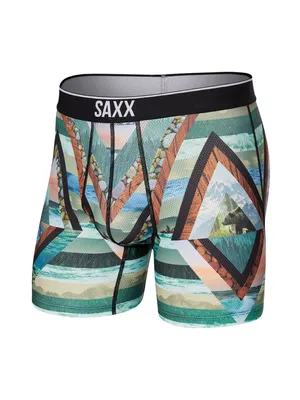 SAXX VOLT BOXER BRIEF - GRAPHIC BY NATURE CLEARANCE