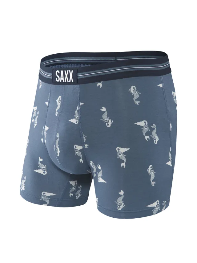 SAXX VIBE BOXER BRIEF- PALM SPRINGS AQUA