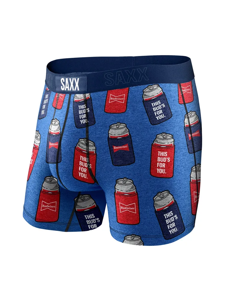 Boathouse SAXX VIBE BOXER BRIEF BLUE BUD KOOZIES - CLEARANCE
