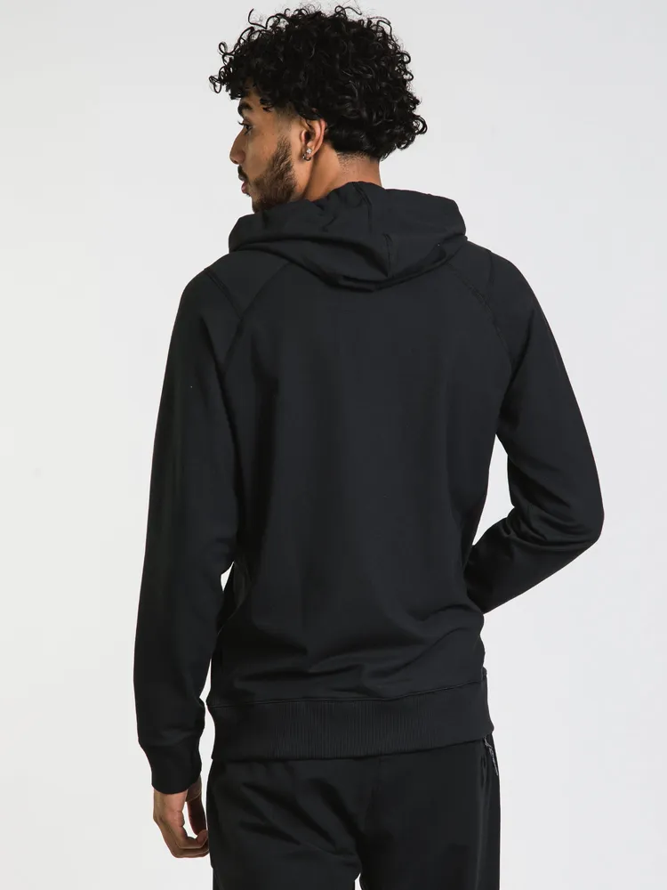 SAXX DOWNTIME FULLZIP HOODIE- BLACK - CLEARANCE