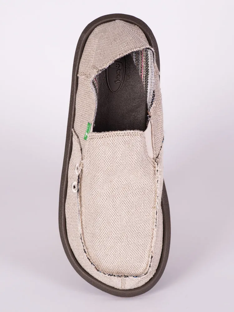 MENS HEMP NATURAL SLIP-ONS- CLEARANCE