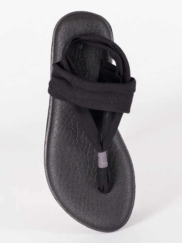 WOMENS YOGA SLING 2 BLACK SANDALS