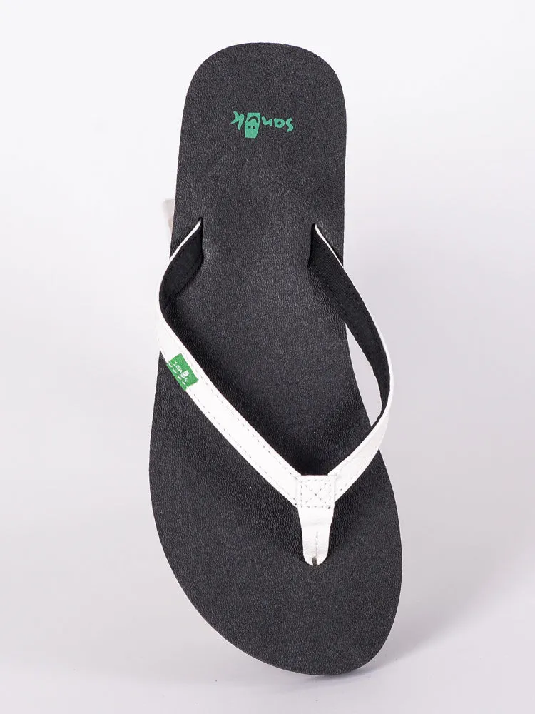 WOMENS YOGA JOY WHITE SANDALS