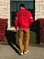 STARTER PICK & ROLL SATIN JACKET - CHICAGO BULLS