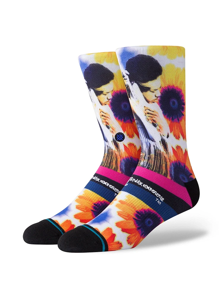 JIMI SUNFLOWERS SOCKS - MULTI - CLEARANCE