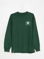 MENS CHOMPIN LONG SLEEVE T-SHIRT - SPRUCE CLEARANCE