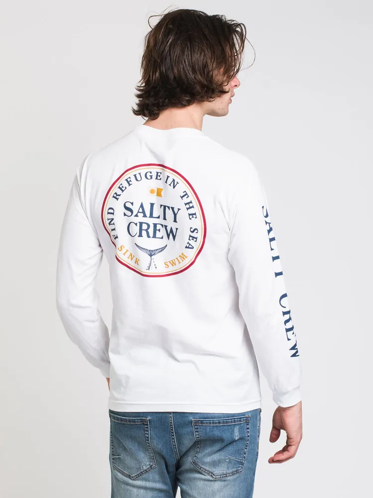 SALTY CREW FATHOM STANDARD LONG SLEEVE TEE - CLEARANCE