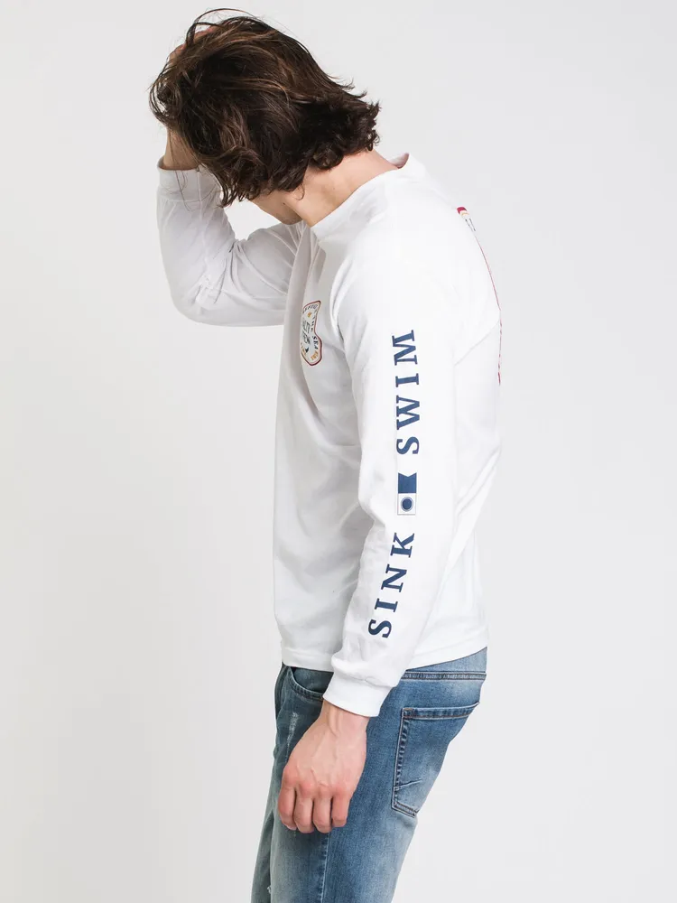 SALTY CREW FATHOM STANDARD LONG SLEEVE TEE - CLEARANCE