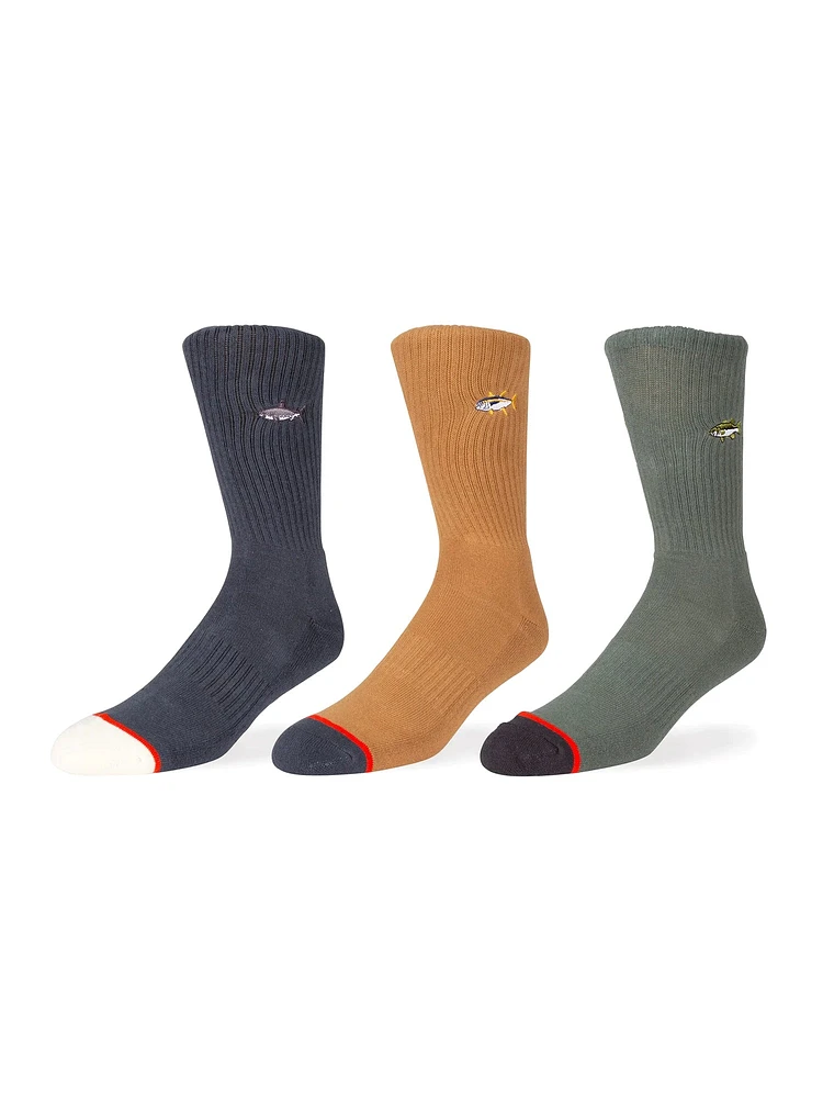 SALTY CREW FISHSTICKS SOCKS 3 PACK