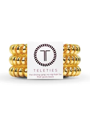TELETIES HAIR TIE SMALL - SUNSET GOLD - CLEARANCE