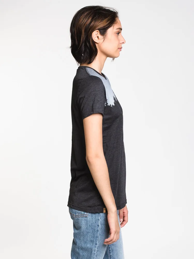 WOMENS JUNIPER CLASSIC TEE - BLACK CLEARANCE