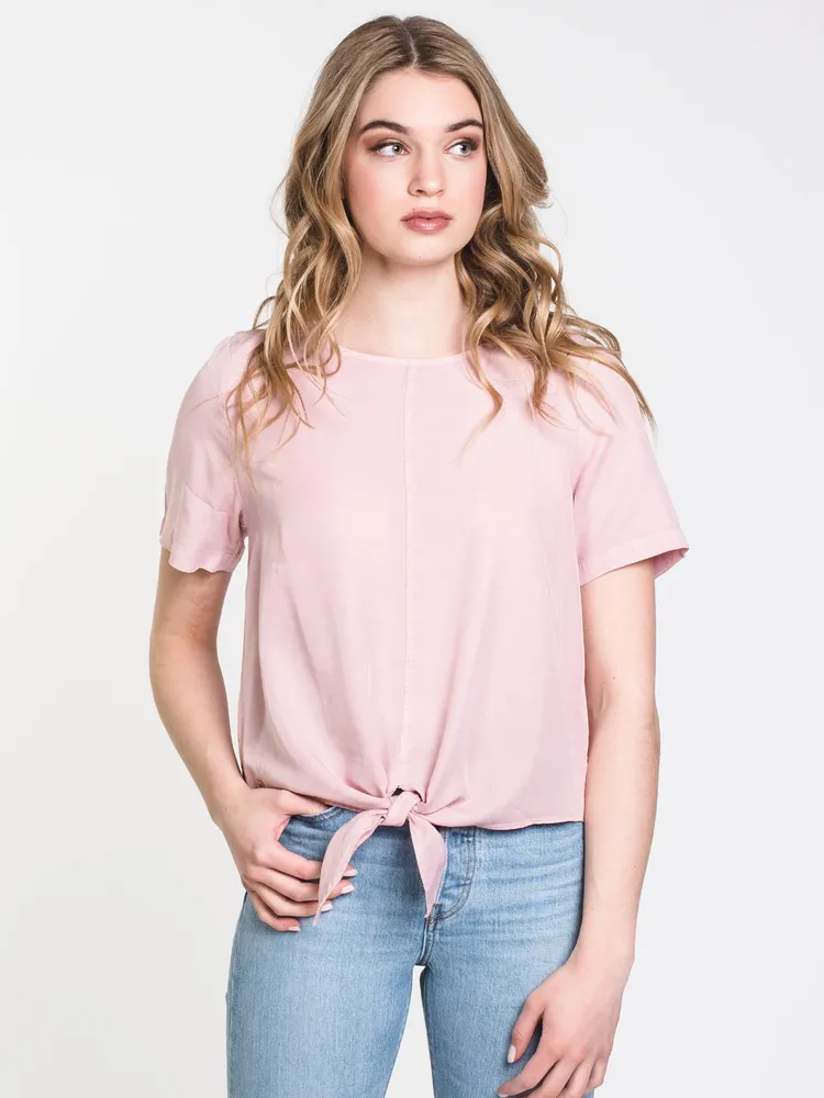 WOMENS ROCHE SHORT SLEEVE TEE - QUARTZ PINK CLEARANCE