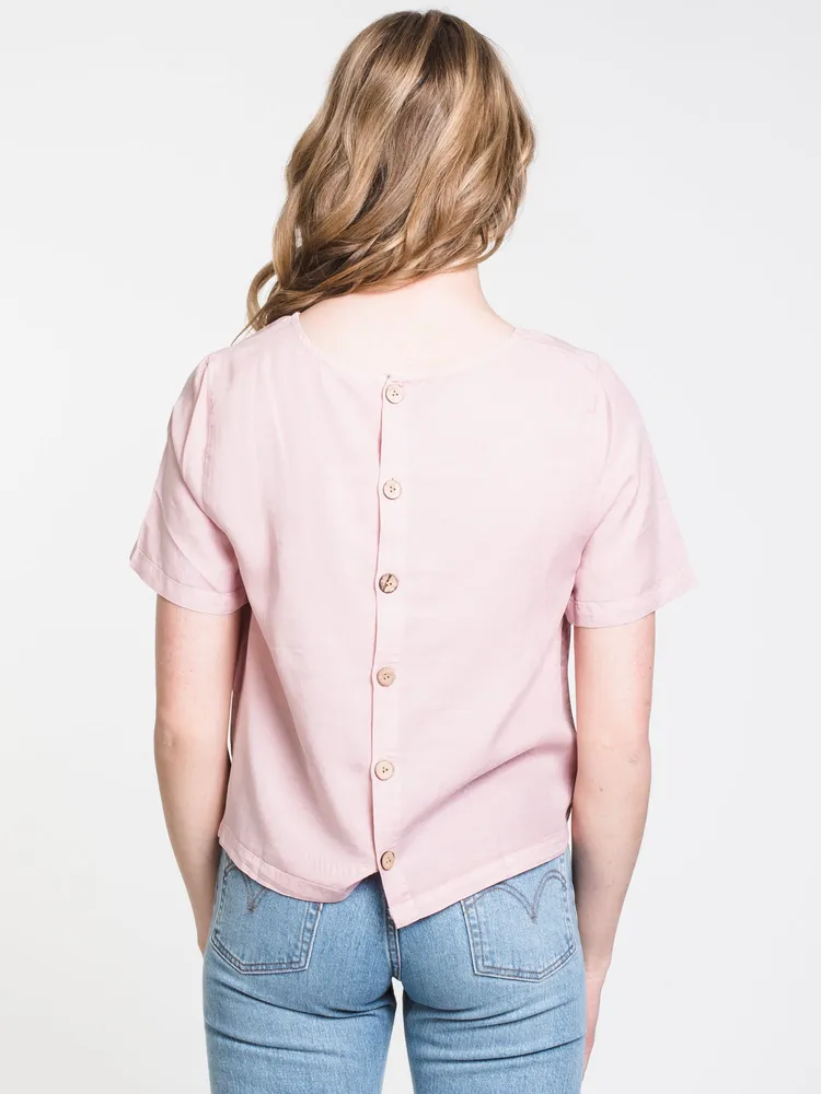 WOMENS ROCHE SHORT SLEEVE TEE - QUARTZ PINK CLEARANCE