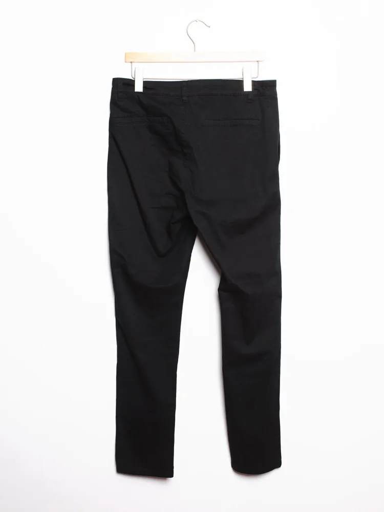 MENS SLIM CHINO - BLACK CLEARANCE