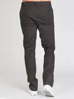 TAINTED SLIM CHINO - CHARCOAL CLEARANCE