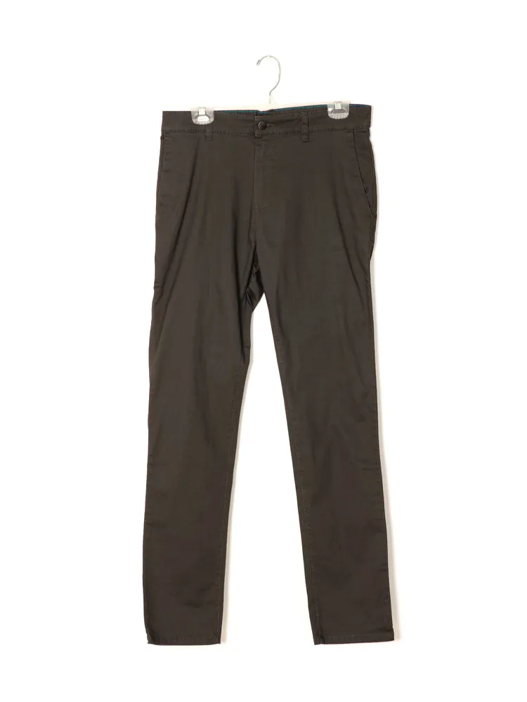 TAINTED SLIM CHINO - CHARCOAL CLEARANCE