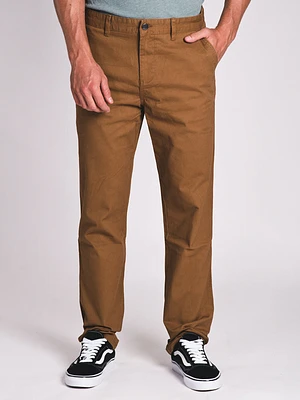 MENS RELAXED CHINO PANTS - FLAX CLEARANCE