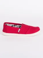 KIDS CLASSICS RED CANVAS - CLEARANCE