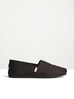 MENS CLASSICS BLACK ON SLIP-ONS