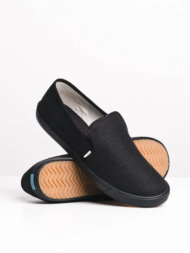 WOMENS CLEMENTE - BLACK CNVS CLEARANCE