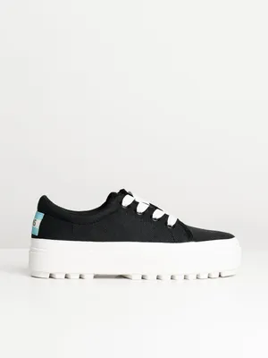 WOMENS TOMS LACE-UP LUG SNEAKER - CLEARANCE